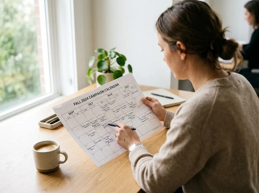 Marketing strategist planning a seasonal paid social and paid search campaign for a Cornwall tourism and hospitality business